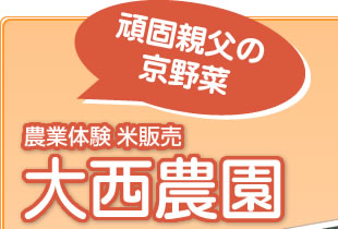 頑固親父の京野菜 農業体験 米販売 大西農園